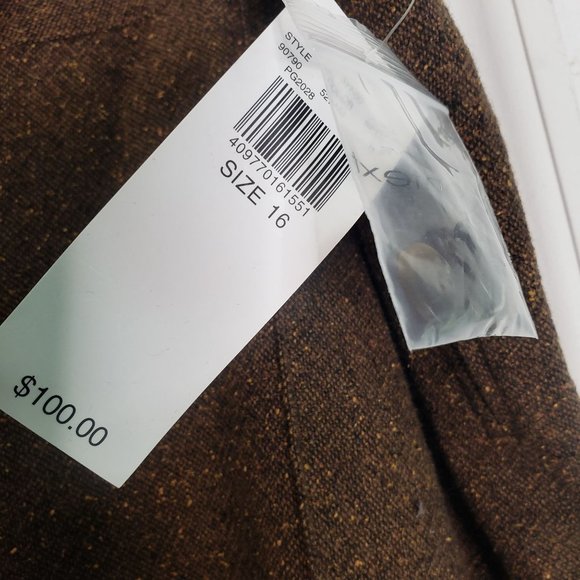 CONTEX BROWN PANT  SIZE 16 WOMEN - Picture 3 of 11